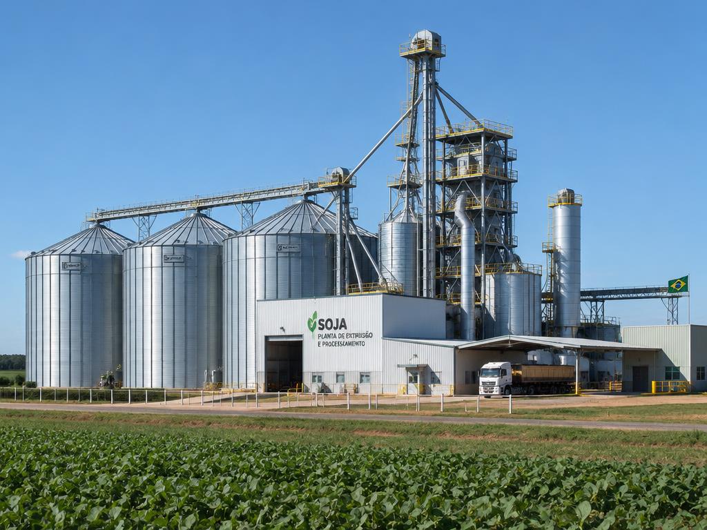 Soybean crushing plant
